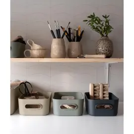 Bo&icirc;te de rangement Comfort S, vert mousse - Smartstore 