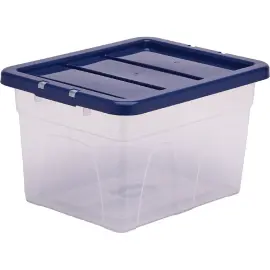 Bo&icirc;te de rangement BANKERS BOX, 22 L, transparent - Fellowes 