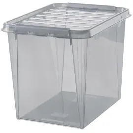 Bo&icirc;te de rangement COLOUR, 46 litres, gris - Smartstore 