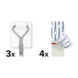 Crochet Powerstrips WIRED HOOK SMALL, blanc - Tesa 