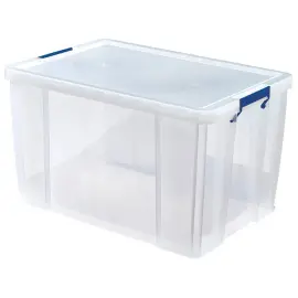 Bo&icirc;te de rangement ProStore, 85 litres, transparent - Fellowes 