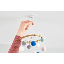 Crochet fixation plafond, 0,5 kg - Tesa 