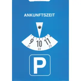 Disque de stationnement, en carton, bleu - Rnk Verlag 