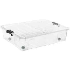 Bo&icirc;te de rangement HOME BOX BEDROLLER XL, 49 L - Plast Team 