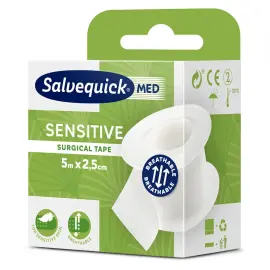 Bande &agrave; d&eacute;couper Salvequick MED Sensitif - Cederroth 