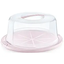 Cloche &agrave; g&acirc;teau 'ricardo', rond, bleu - Keeeper 