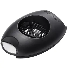 Coupe-oeuf combin&eacute; 2-en-1, noir - Gastromax 