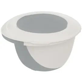 Set bol m&eacute;langeur 'camilla', blanc / gris - Keeeper 