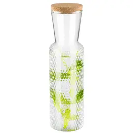 Carafe en verre DOTS, 0,9 litre, transparent - APS 