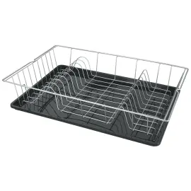 &Eacute;gouttoir Colonia PLUS, argent/anthracite - Metaltex 