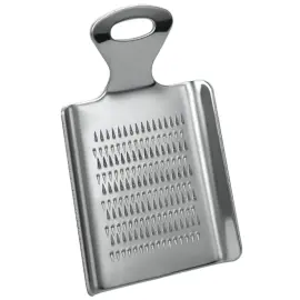 R&acirc;pe &agrave; gingembre/ail, inox, argent - Metaltex 