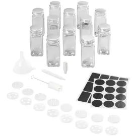 Kit de saupoudreuses Shake-It, 120 ml, 12 verres - Metaltex 