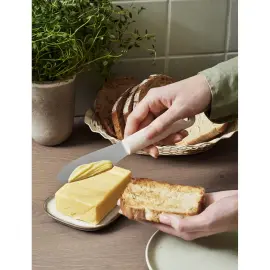 Couteau &agrave; beurre BIO, longueur 220 mm, inox/cr&egrave;me - Gastromax 