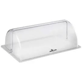 Cloche Rolltop r&eacute;cipients et plateaux, transparent - APS 
