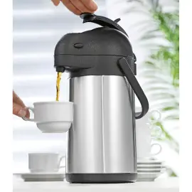 Pichet isotherme &agrave; pompe 'Stream', 1, 9 L - Esmeyer 