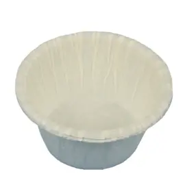 Moule &agrave; p&acirc;tisserie 'Muffin', papier, blanc - Papstar 