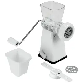 Hachoir Tartare, plastique/inox, blanc - Metaltex 