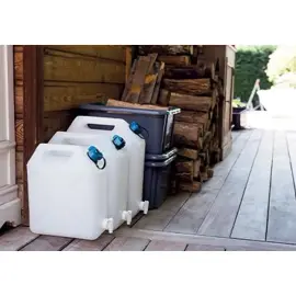 Jerrican alimentaire Extra Fort, 10 litres, blanc - Eda Fontaine 