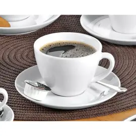 6 Tasses &agrave; caf&eacute; 'Bistro', blanc - Esmeyer 