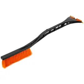 Bradas Gratte-givre avec balai &agrave; neige, 600 mm, noir/orange 