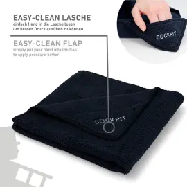 NIGRIN Performance chiffon en microfibres, pour habitacle 