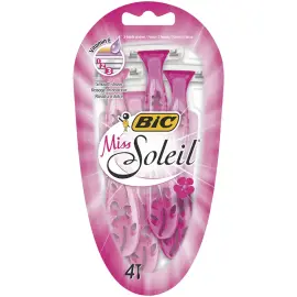 Rasoir jetable Miss Soleil - Pour femmes - Pack de 4 - Bic 