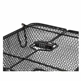 Panier pour porte-bagages de v&eacute;lo PLUS Safe - Noir - Fischer 