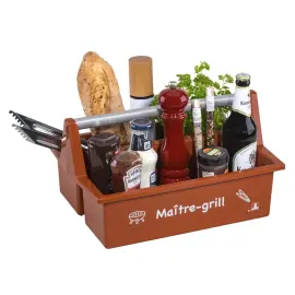 allit Caisse de transport McPlus Carry 'Ma&icirc;tre-grill', brun 