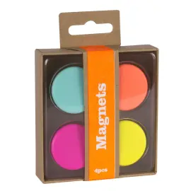 Aimants Fluor collection 4 unit&eacute;s - Apli 