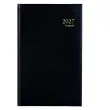 Agenda journalier 2027 Brepols Saturnus basic - 13,3x20,8 cm - Noir - 1j/page - BREPOLS