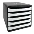 Module de classement Big Box Plus - 5 tiroirs - Blanc - EXACOMPTA
