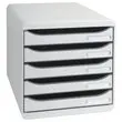 Module de classement Big Box Plus 5 tiroirs - Gris - EXACOMPTA