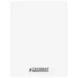 Cahier polypropyl&egrave;ne piq&ucirc;re 5x5 - A4+ 90g - 96 pages - Conqu&eacute;rant 