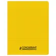 Cahier polypropylène piqûre Seyès - A5+ 90g - 96 pages - Jaune - Conquérant