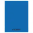 Cahier polypropylène piqûre Seyès - A4+ 90g - 96 pages - Bleu - Conquérant
