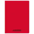 Cahier polypropylène piqûre 96P SEYES 240x320 90g rouge
