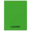 Cahier polypropylène piqûre Seyès - A5+ 90g - 96 pages - Vert - Conquérant