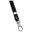 10 Cordon rond avec mousqueton - Noir - DURABLE
