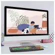Clavier filaire color&eacute; pour enfants KID - Noir 