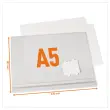 5 Pochettes d'affichage étanches - A5 - Fixation adhésive - DURABLE