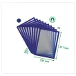 10 Cadres Magneto magn&eacute;tique bleu A4 - Tarifold 