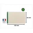 50 Pochettes logistique adh&eacute;sives - 10 x 3,8 cm - Bleu - Tarifold 