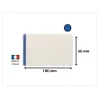 50 Pochettes logistique adh&eacute;sives - 10 x 3,8 cm - Bleu - DURABLE 