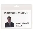 20 Porte-badge pochette ferm&eacute;e 60 x 90 mm 