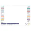 Bloc sous-main annuel - 54 x 38,5 cm