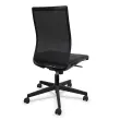 Siège ergonomique synchrone décalé Intrata - Assise gris foncée, dossier noir - Nowy Styl