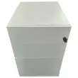 Caisson 3 tiroirs - Blanc - Reconditionné