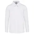Chemise popeline polycoton homme - Taille L - Blanc