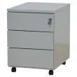 Caisson métallique mobile - 3 tiroirs - Gris clair - VINCO INDUSTRIES