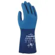 10 Gants protection chimique showa cs720 nitrile bleu taille M 
